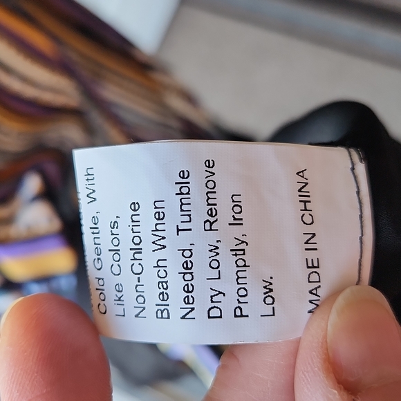 SHEIN Curve Modest Long Dress Size 1XL Multi-Color/Black - Picture 7 of 7